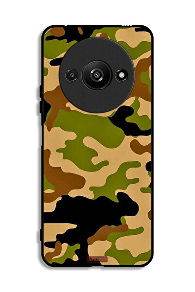 Tolwak Xiaomi Redmi A3 4G Protective Case Cover Camouflage Abstract Digital P...