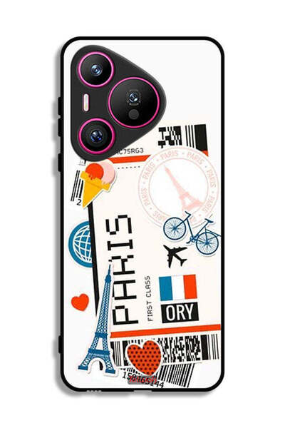 Tolwak غطاء حماية لهاتف هواوي بيورا 70 - ملصق باريس