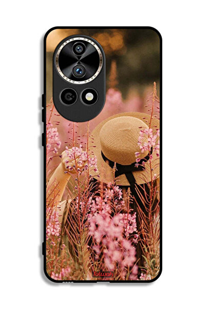 Tolwak Huawei nova 12 Ultra 5G Protective Case Cover Hat Girl In Flowers