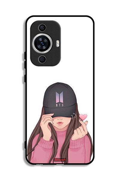 Tolwak غطاء حماية لهاتف هواوي نوفا 11 - فتاة تصنع سناب شات