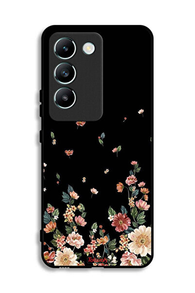 Tolwak غطاء حماية لهاتف Vivo V30 Lite 4G مزين بزهور صغيرة في الأسفل