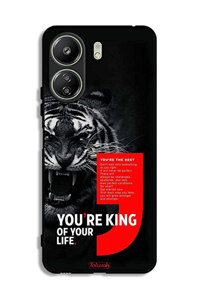 Tolwak غطاء حماية لهاتف Xiaomi Redmi 13C أنت ملك حياتك