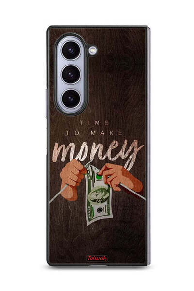 Tolwak غطاء حماية لهاتف Samsung Galaxy Z Fold6 حان وقت جني الأموال