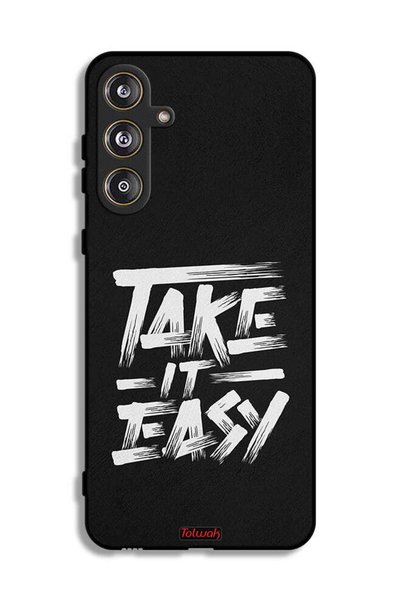 Tolwak Samsung Galaxy M55 5G Protective Case Cover Take It Easy