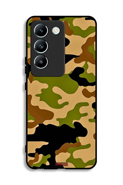 Tolwak Vivo V30 Lite 4G Protective Case Cover Camouflage Abstract Digital Pat...