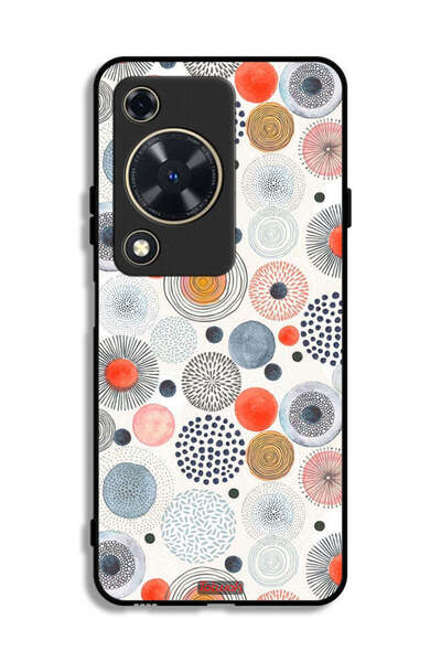 Tolwak غطاء حماية لهاتف هواوي إنجوي 70 بنقشة زهور قطنية