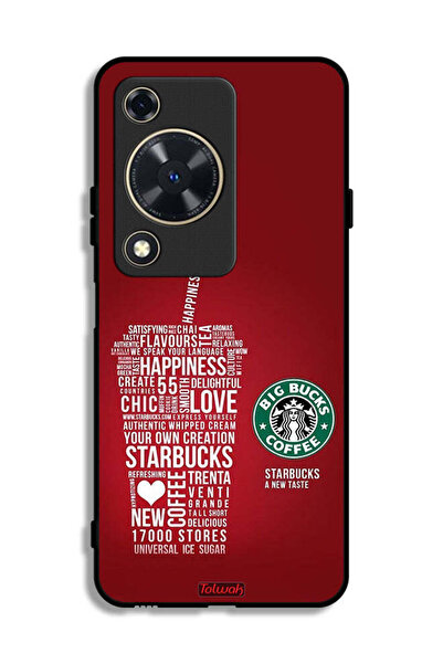 Tolwak غطاء حماية لهاتف هواوي إنجوي 70 - ملصق قهوة