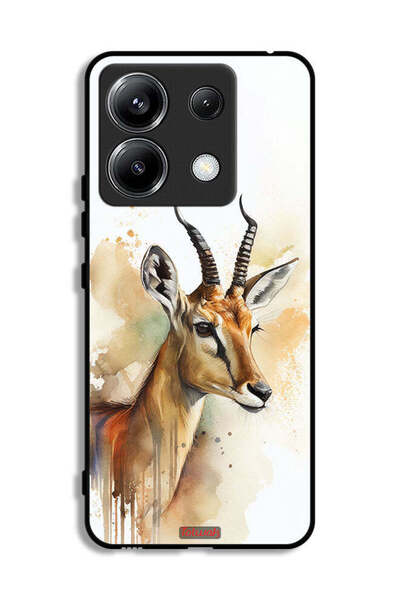 Tolwak غطاء حماية لهاتف شاومي ريدمي نوت 13 برو 5G، رسم غزال تجريدي