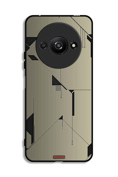 Tolwak Xiaomi Redmi A3 4G Protective Case Cover Minimalism Abstract Digital Art