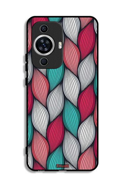 Tolwak غطاء حماية لهاتف هواوي نوفا 12 لايت بنقشة ريشة