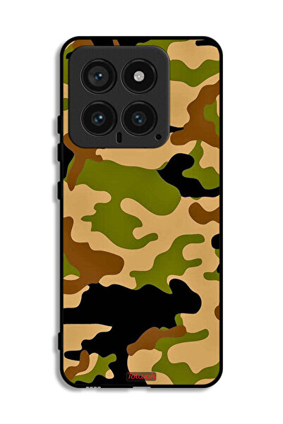 Tolwak Xiaomi 14 Protective Case Cover Camouflage Abstract Digital Pattern