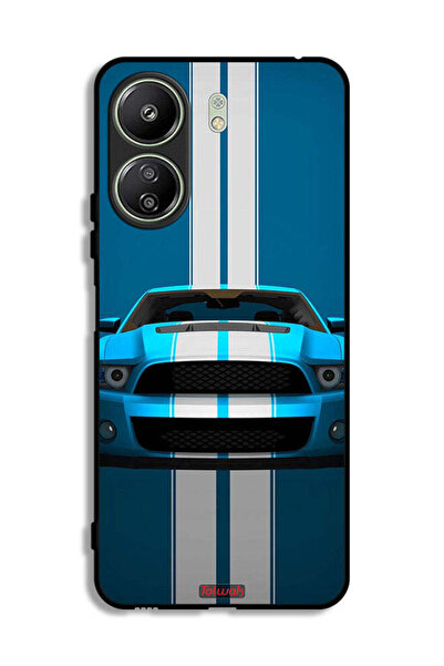 Tolwak غطاء حماية لهاتف شاومي ريدمي 13 سي بتصميم سيارة فنية تجريدية