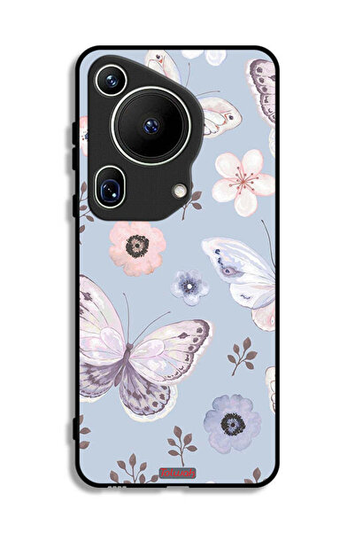 Tolwak غطاء حماية لهاتف هواوي بيورا 70 ألترا بنقشة فراشات وزهور