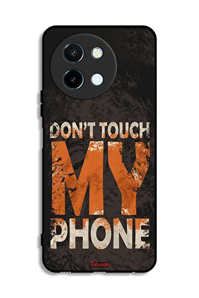 Tolwak Vivo Y38 5G Protective Case Cover Do Not Touch My Phone