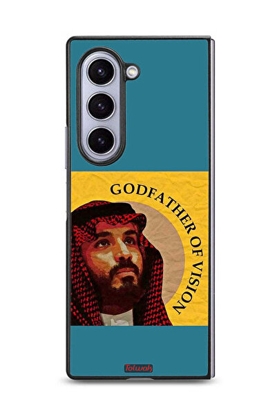Tolwak غطاء حماية لهاتف Samsung Galaxy Z Fold6 Godfather Of Vision