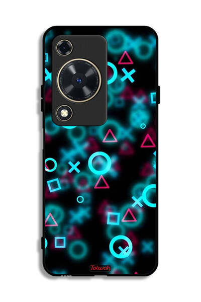 Tolwak غطاء حماية لهاتف هواوي إنجوي 70 برسومات أيقونات لعبة الحبار الصغيرة