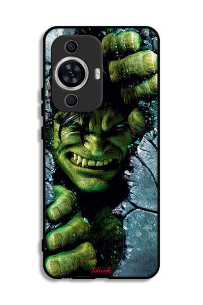 Tolwak غطاء حماية لهاتف هواوي نوفا 12 إس بتصميم هالك المذهل