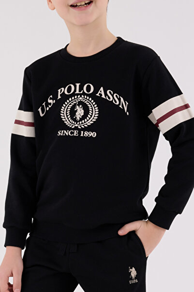 U.S. Polo Assn. Lisanslı Erkek Çocuk Alt Üst 2 Parça Eşofman Takımı