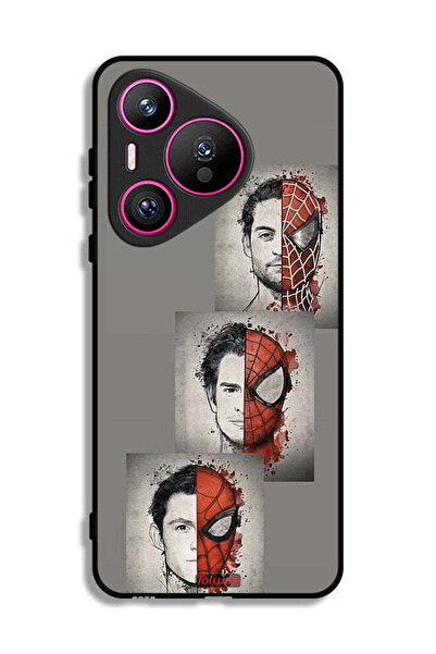 Tolwak غطاء حماية لهاتف هواوي بيورا 70 برسومات سبايدر مان