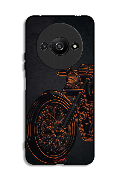 Tolwak Xiaomi Redmi A3 4G Protective Case Cover Vintage Bike