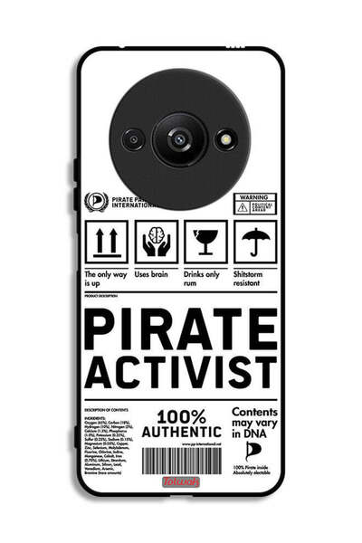 Tolwak Xiaomi Redmi A3 4G Protective Case Cover Private Activist Sticker
