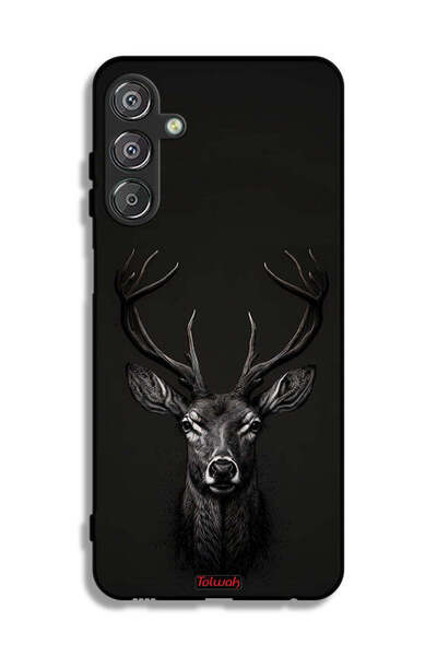 Tolwak غطاء حماية لهاتف سامسونج جالاكسي F15 5G برسومات غزال رقمية