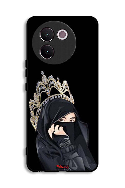 Tolwak غطاء حماية لهاتف Vivo V30e 5G بتصميم فتاة الملكة