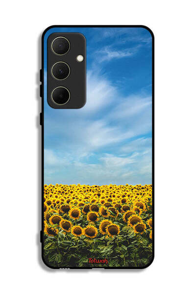 Tolwak غطاء حماية لهاتف سامسونج جالاكسي A35 5G بطبعة عباد الشمس تحت السماء