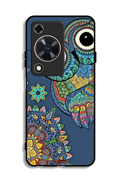 Tolwak غطاء حماية لهاتف هواوي إنجوي 70 بتصميم بومة زهرية