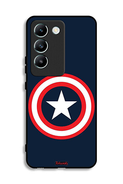 Tolwak غطاء حماية لهاتف Vivo V30 Lite 4G بتصميم كابتن أمريكا