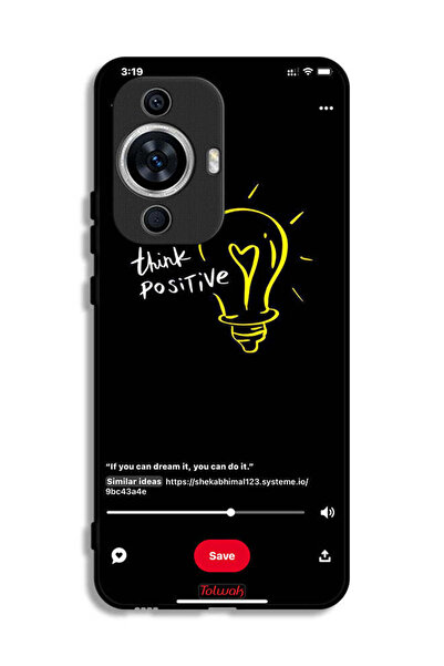 Tolwak غطاء حماية لهاتف هواوي نوفا 12 إس - فكر بإيجابية