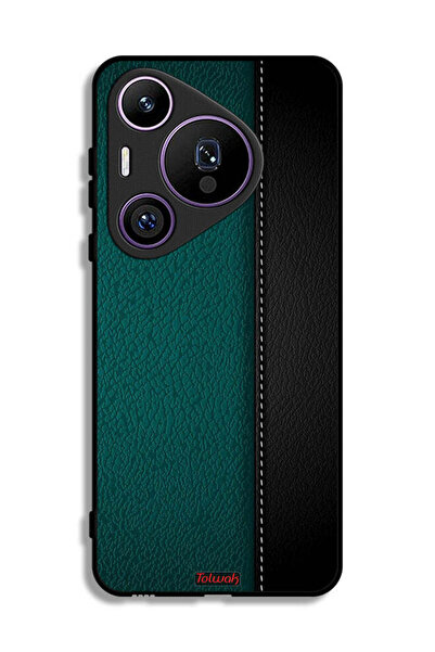 Tolwak غطاء حماية جلدي بنمط لهاتف هواوي بيورا 70 برو