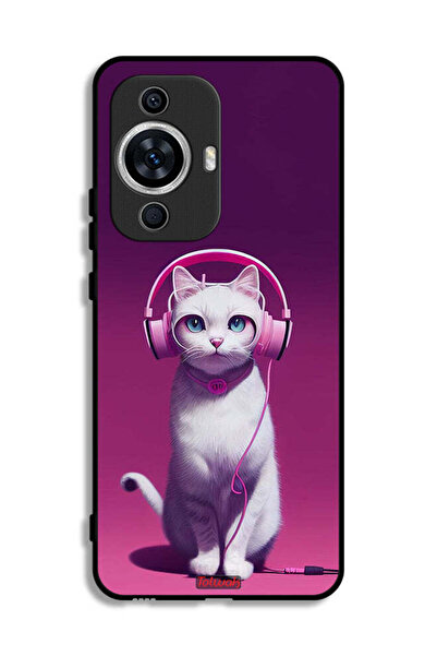 Tolwak غطاء حماية لهاتف هواوي نوفا 12 لايت - قطة لطيفة