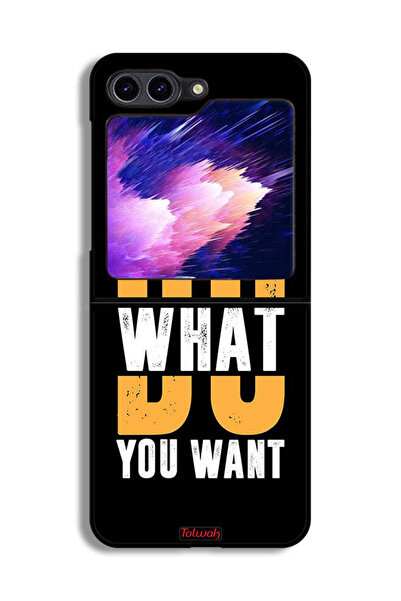 Tolwak غطاء حماية لهاتف Samsung Galaxy Z Flip6 - افعل ما تريد