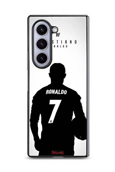 Tolwak غطاء حماية لهاتف سامسونج جالاكسي زد فولد 6 بتصميم قناع كريستيانو رونالدو