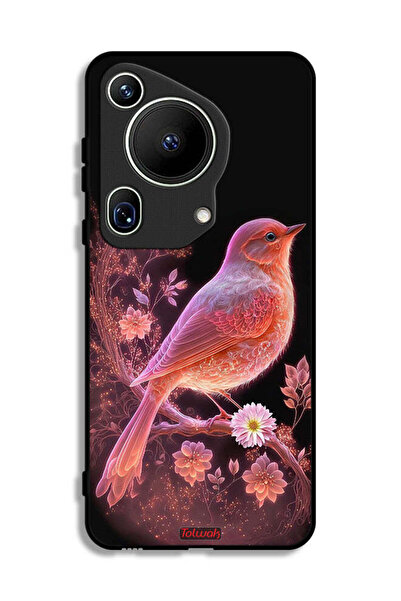 Tolwak غطاء حماية لهاتف هواوي بيورا 70 ألترا بتصميم طائر لطيف