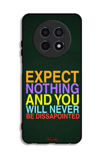Tolwak Realme 12 5G Protective Case Cover Expect Nothing And You Will Never B...