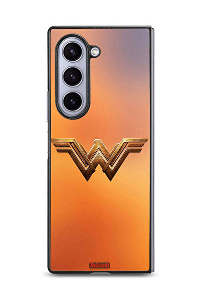 Tolwak غطاء حماية لهاتف Samsung Galaxy Z Fold6 بشعار Wonder Women