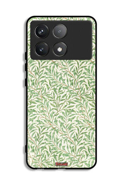 Tolwak Xiaomi Poco F6 Pro Protective Case Cover Willow Bough Famous Pattern