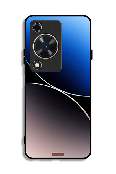 Tolwak Huawei Enjoy 70 Protective Case Cover Curve Lines Pattern