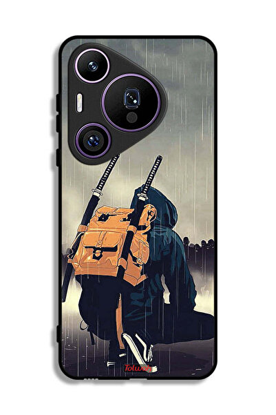 Tolwak غطاء حماية هواوي بيورا 70 برو بتصميم سيف ساموراي الرقمي