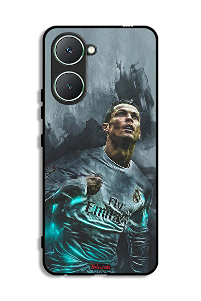 Tolwak غطاء حماية لهاتف Vivo Y03 4G برسومات كريستيانو رونالدو