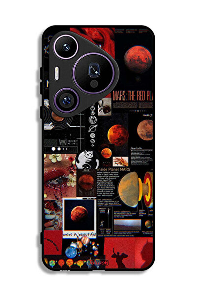 Tolwak غطاء حماية لهاتف هواوي بيورا 70 برو بتصميم مارس آرت