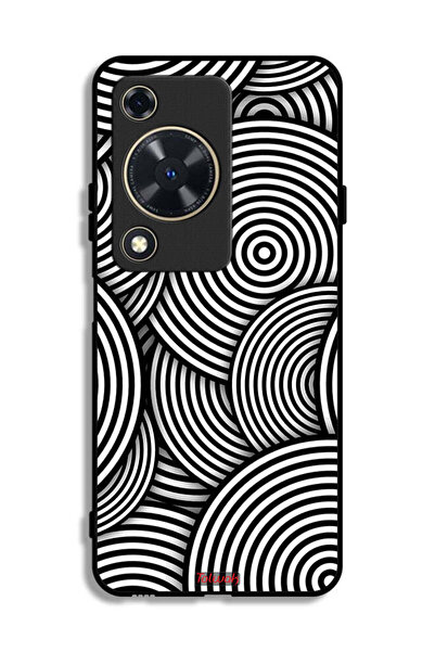 Tolwak غطاء حماية لهاتف هواوي نوفا Y72 بنمط دوائر وهمية