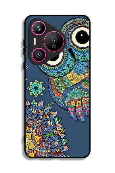 Tolwak غطاء حماية لهاتف هواوي بيورا 70 بتصميم بومة زهرية