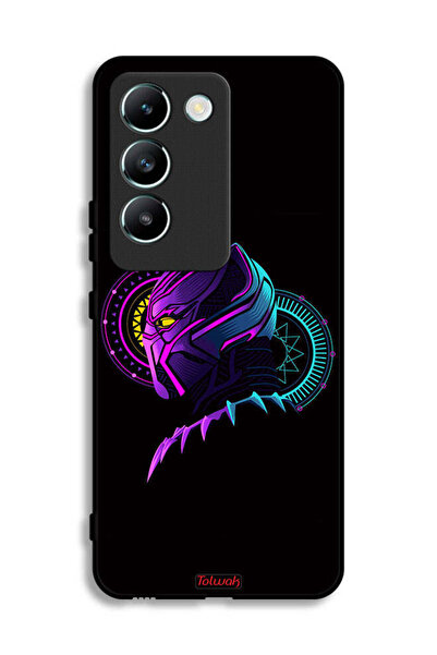 Tolwak غطاء حماية لهاتف Vivo V30 Lite 4G، رسم فني رقمي بسيط عالي الدقة