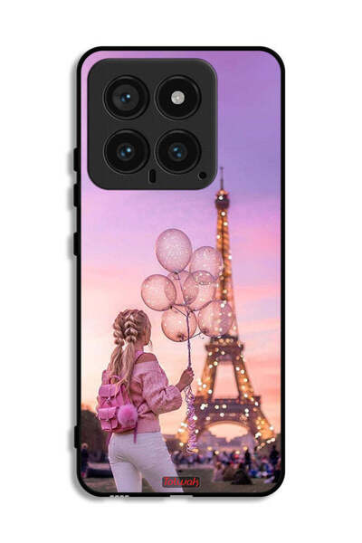 Tolwak Xiaomi 14 Protective Case Cover Girl Holding Balloons