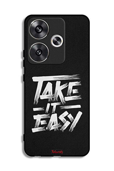Tolwak غطاء حماية Xiaomi Poco F6 5G Take It Easy