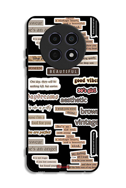 Tolwak غطاء حماية لهاتف Realme 12x 5G بملصقات اقتباسات جميلة