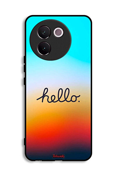 Tolwak Vivo V30e 5G Protective Case Cover Hello